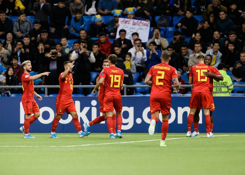 哈萨克斯坦队在欧预赛比赛中表现抢眼 哈萨克斯坦队在欧预赛比赛中表现抢眼